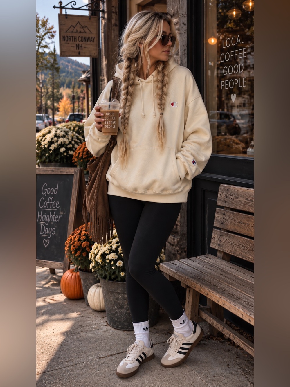 Champion Reverse Weave® Pullover Hoodie-Sand